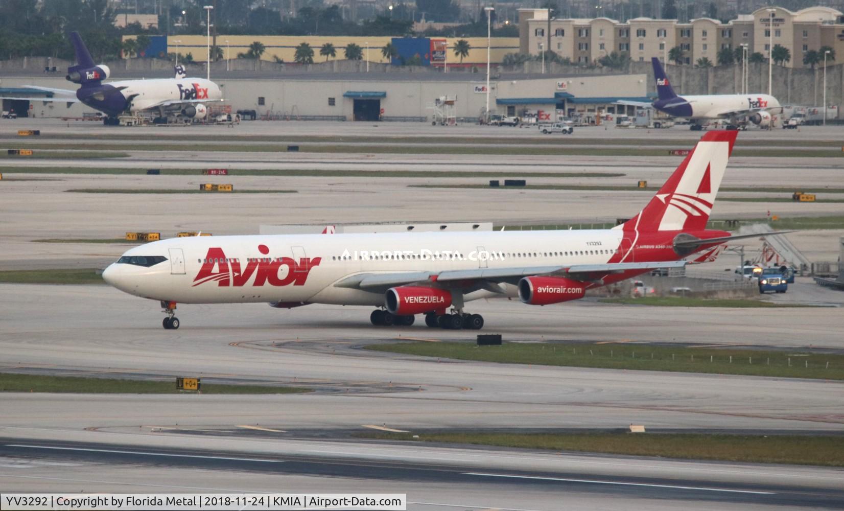 YV3292, 1997 Airbus A340-313 C/N 199, Avior