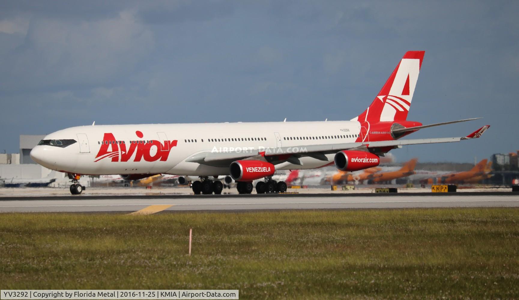 YV3292, 1997 Airbus A340-313 C/N 199, Avior