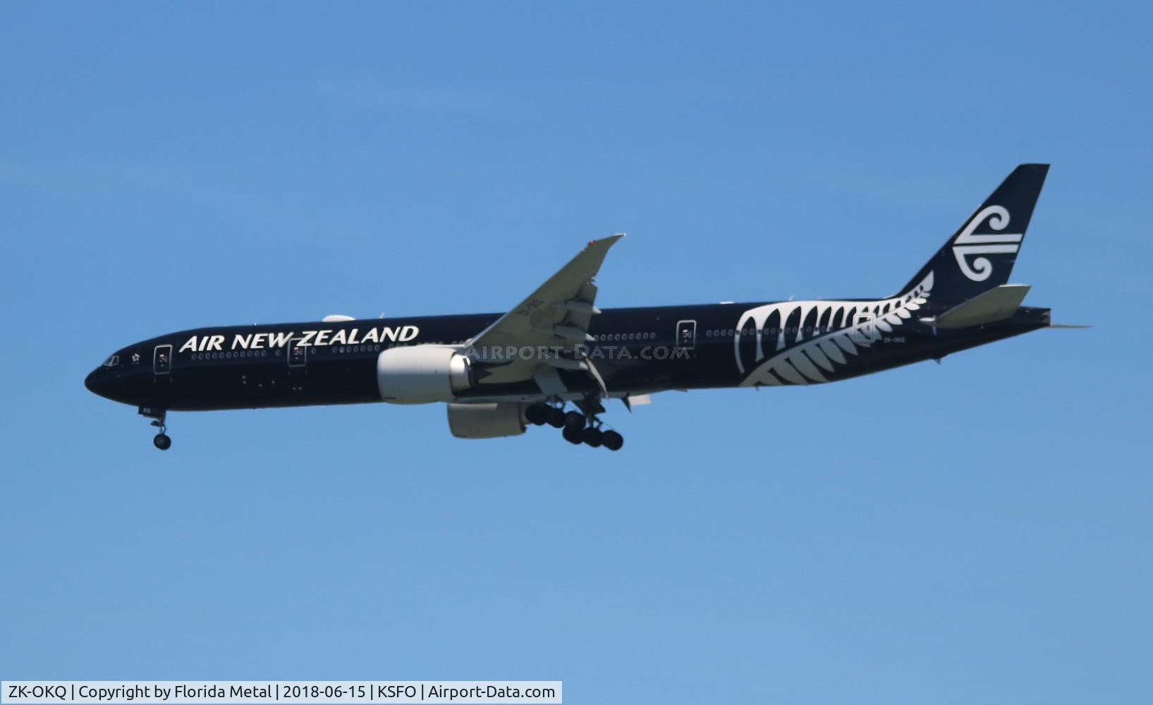 ZK-OKQ, 2011 Boeing 777-306/ER C/N 40689, Air New Zealand 777-300 special