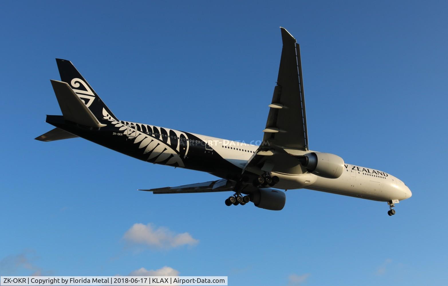 ZK-OKR, 2014 Boeing 777-306/ER C/N 44546, Air New Zealand 777-300
