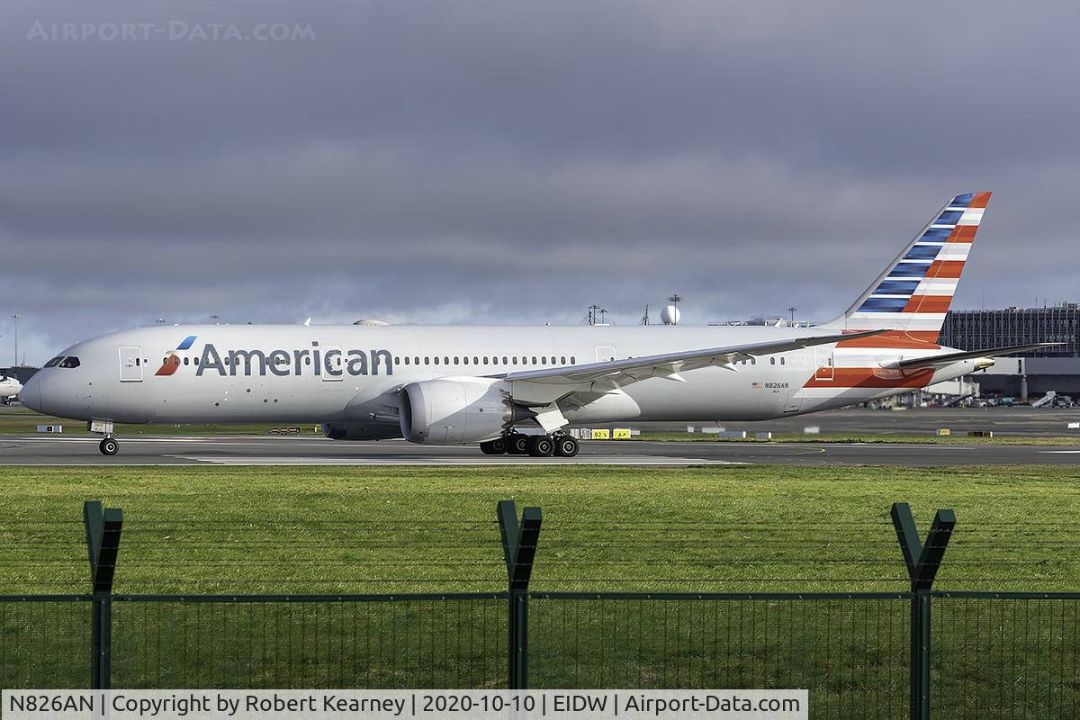 N826AN, 2017 Boeing 787-9 Dreamliner C/N 40649, Lining up r/w 28