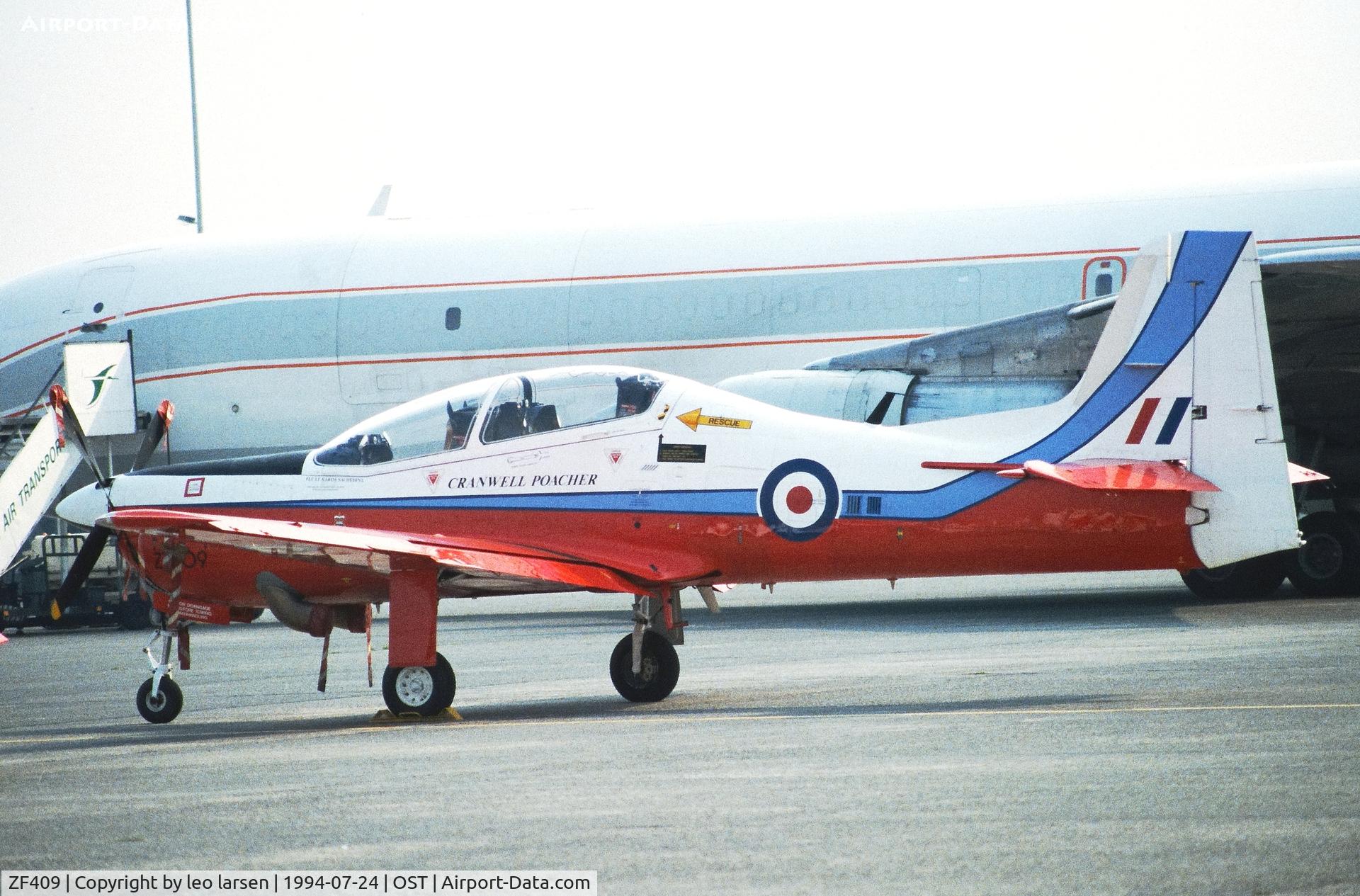 ZF409, 1992 Short S-312 Tucano T1 C/N S128/T99, Ostende Air Show 24.7.1994