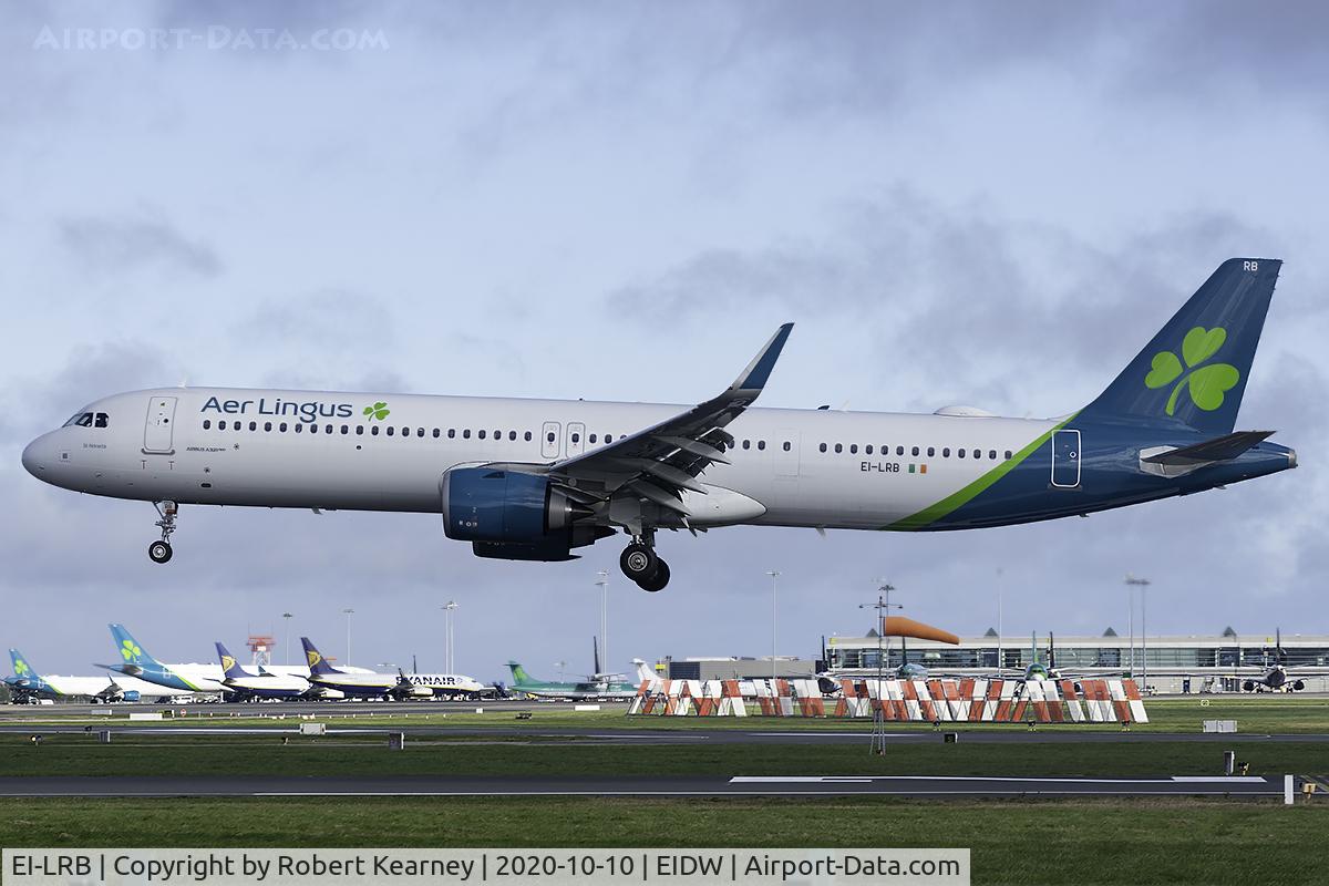 EI-LRB, 2019 Airbus A321-253NX C/N 8909, Short final r/w 28
