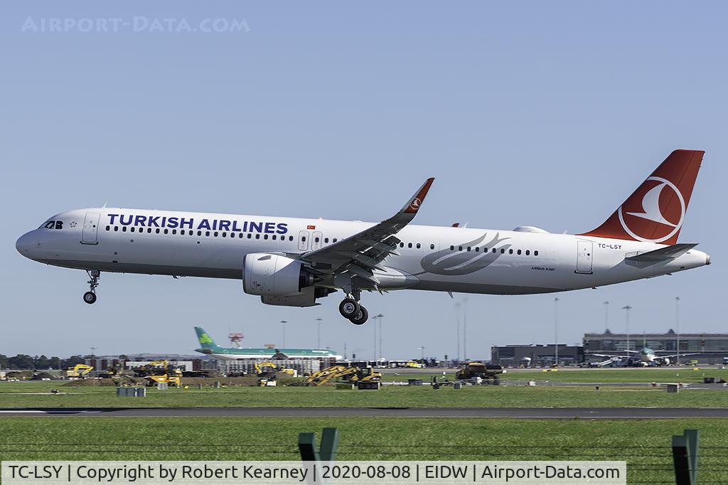 TC-LSY, 2020 Airbus A321-271NX C/N 9415, Short final r/w 28