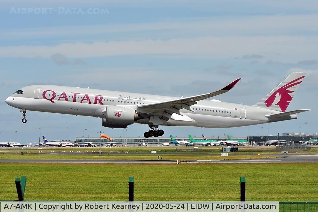 A7-AMK, 2019 Airbus A350-941 C/N 249, Short finals r/w 28