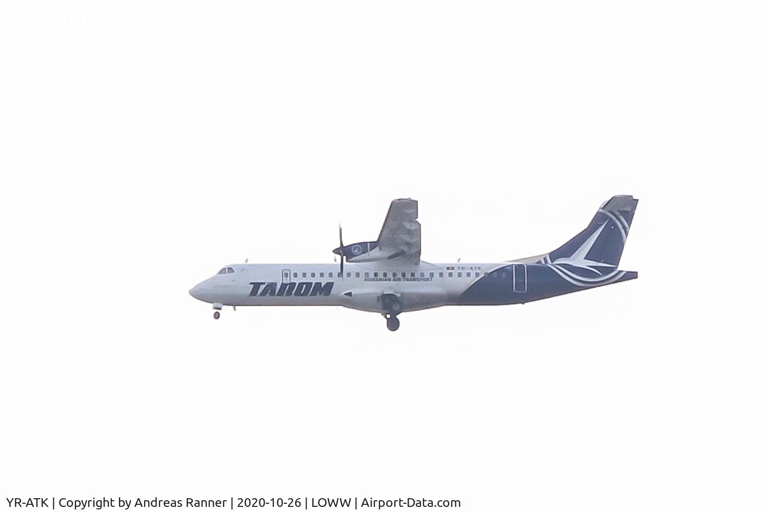 YR-ATK, ATR 72-212A C/N 1621, Tarom ATR 72