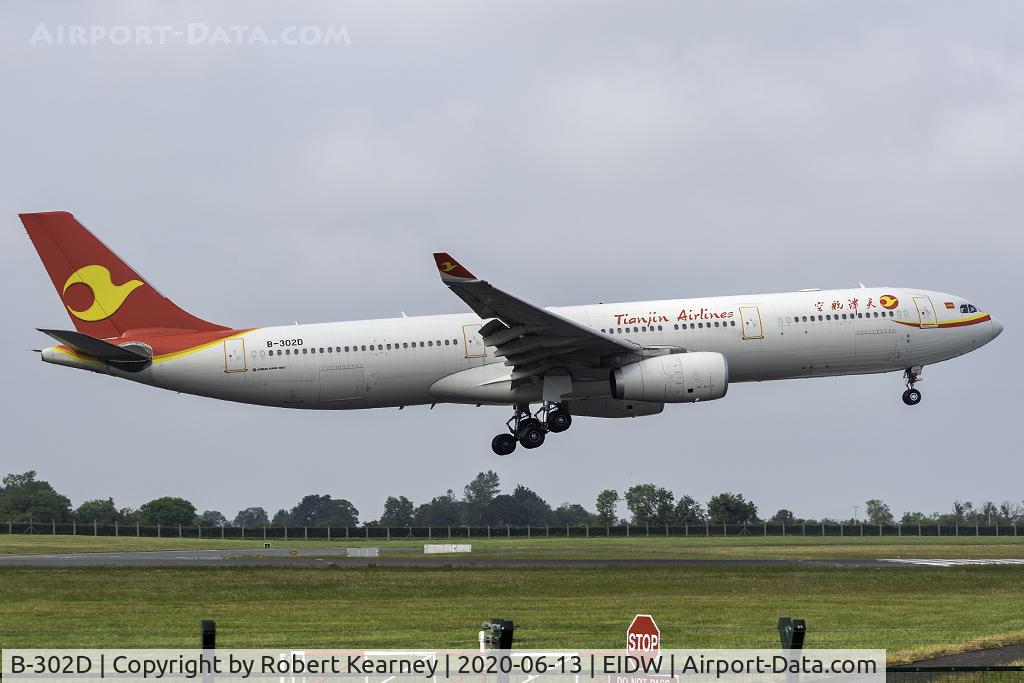 B-302D, 2017 Airbus A330-343E C/N 1849, Short final r/w 10