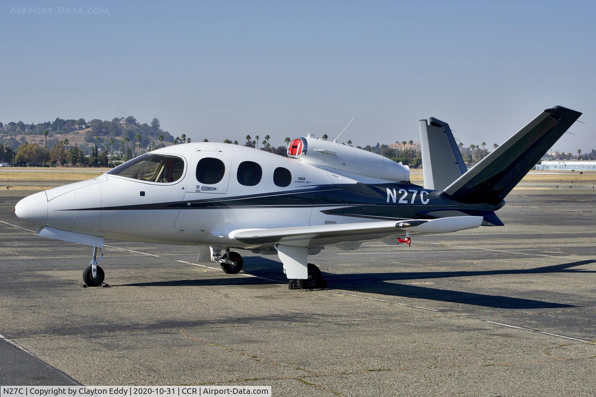 N27C, 2019 Cirrus SF50 Vision C/N 0164, Buchanan Field Concord Airport California 2020.