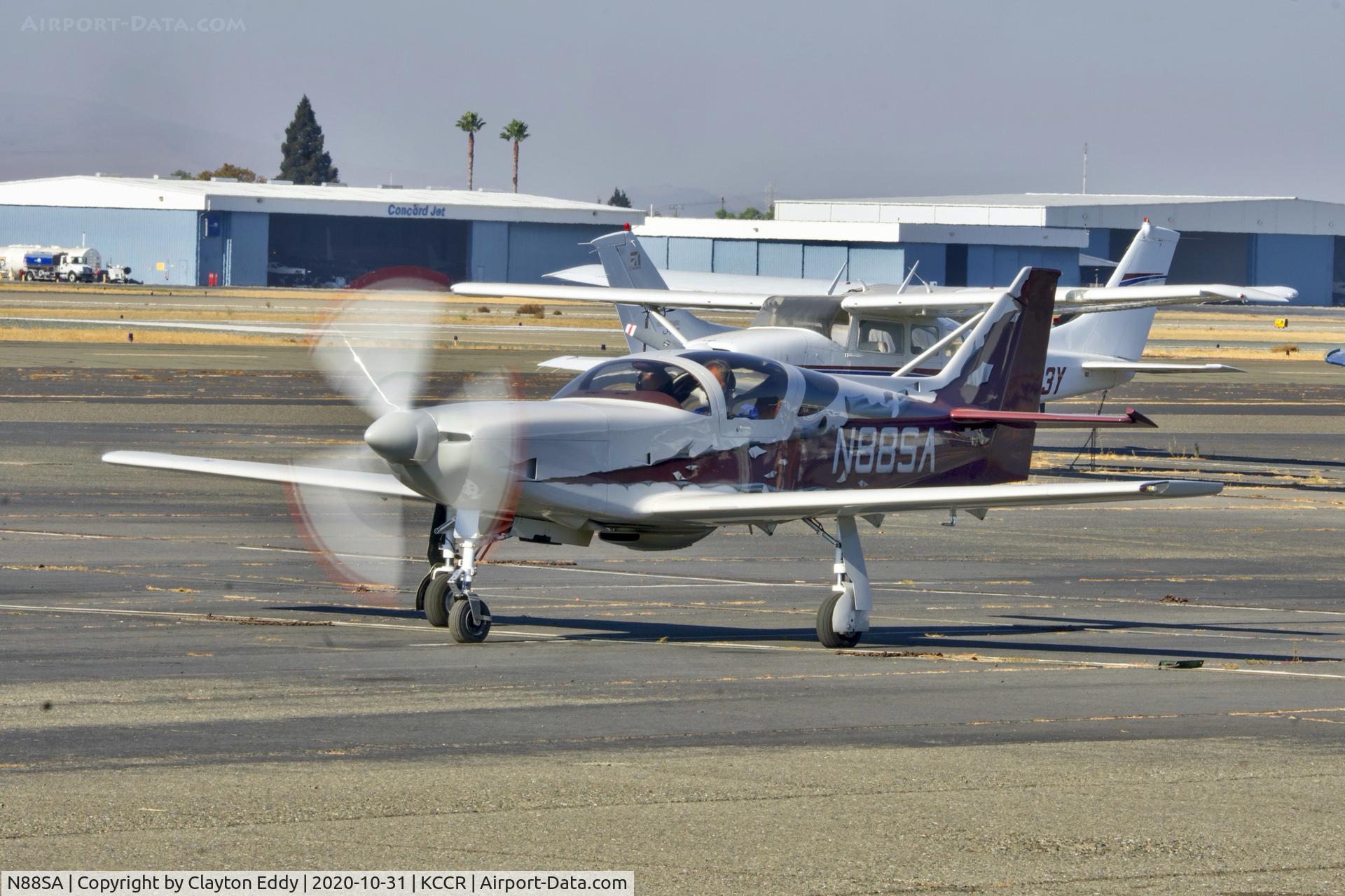 N88SA, 1994 Stoddard-Hamilton Glasair III C/N 3243, Buchanan Field Concord California 2020.