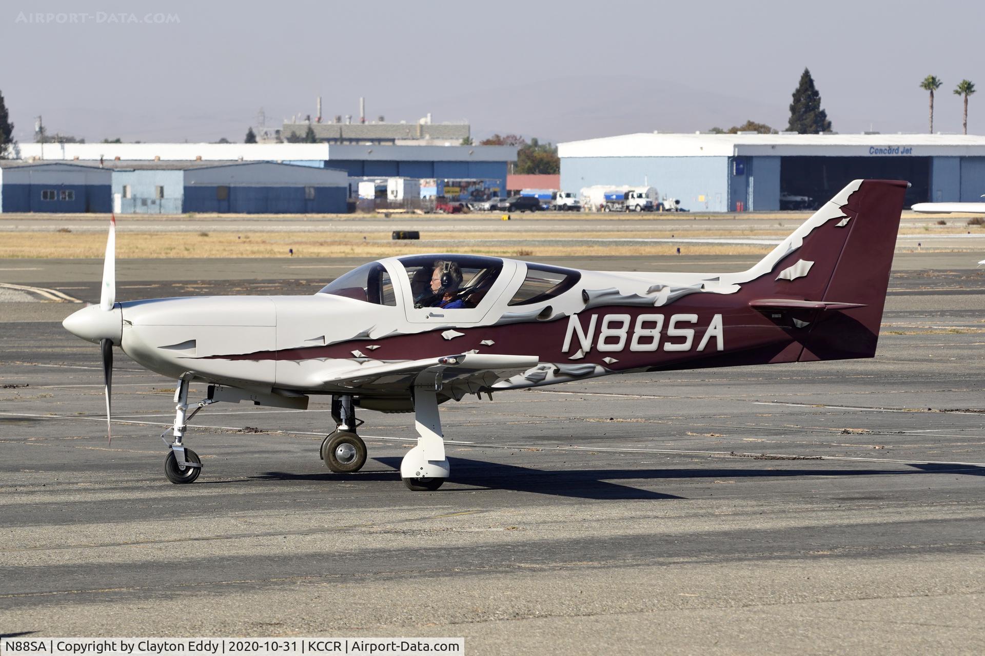 N88SA, 1994 Stoddard-Hamilton Glasair III C/N 3243, Buchanan Field Concord California 2020.