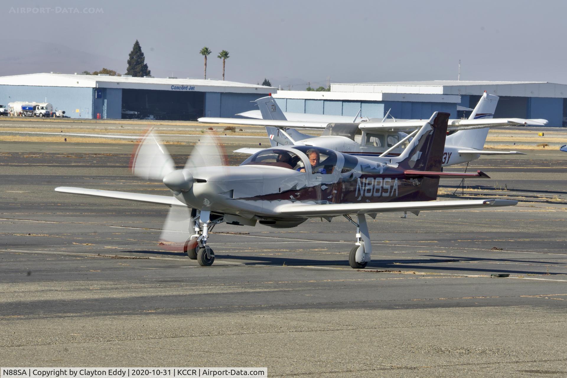 N88SA, 1994 Stoddard-Hamilton Glasair III C/N 3243, Buchanan Field Concord California 2020.