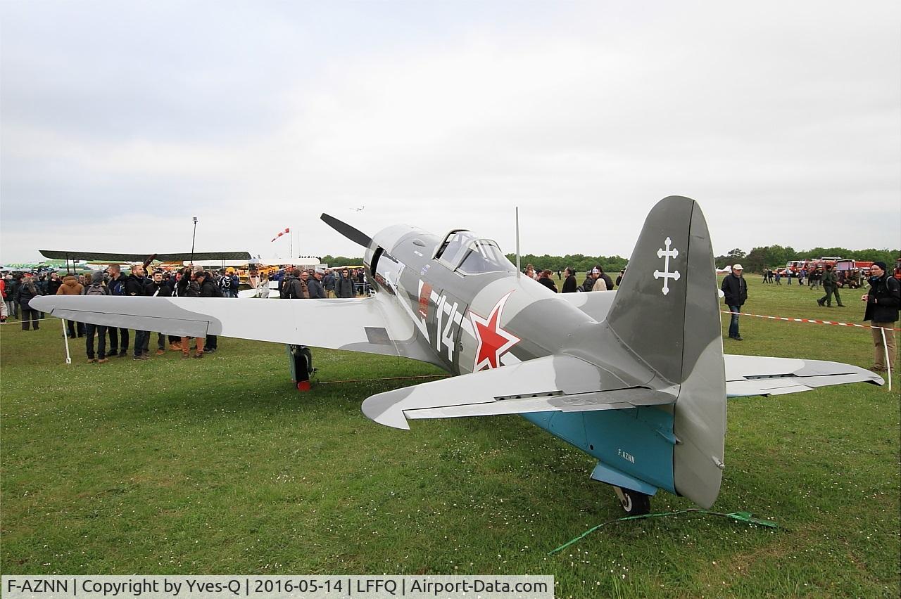 F-AZNN, Yakovlev Yak-11 C/N 25 III/05, Yakovlev YAK-11, Static display, La Ferté-Alais airfield (LFFQ) Airshow 2016