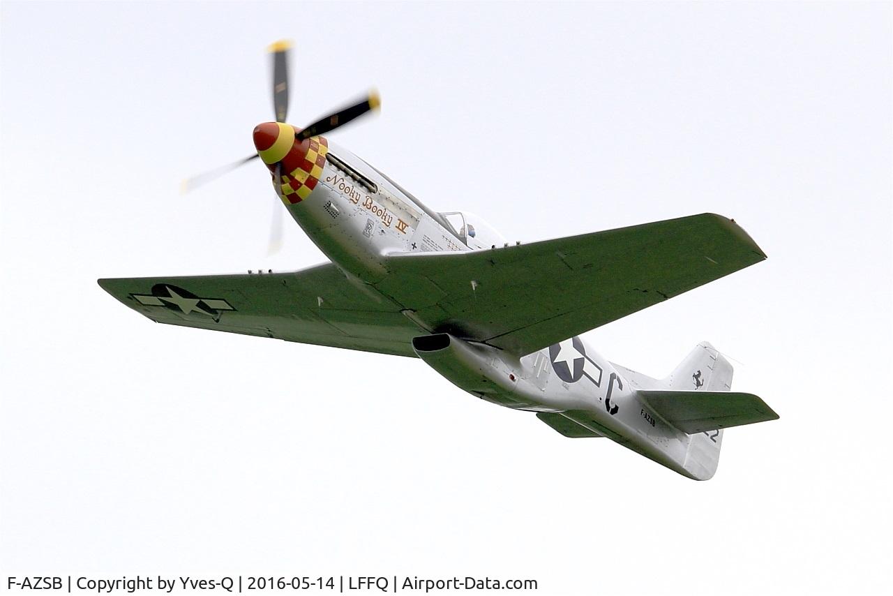 F-AZSB, 1944 North American P-51D Mustang C/N 122-40967, North American P-51D Mustang, On display, La Ferté-Alais (LFFQ) Air show 2016