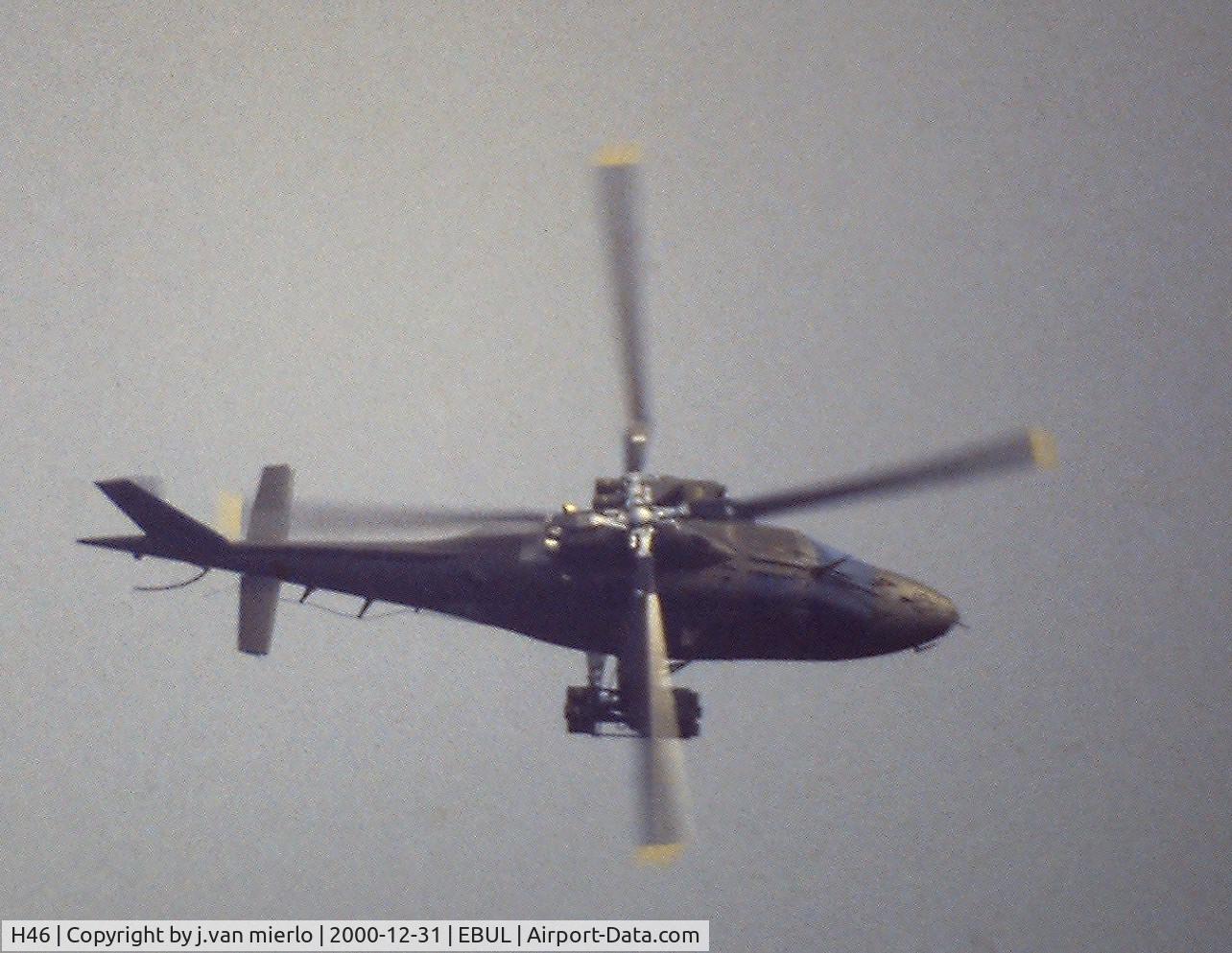 H46, Agusta A-109BA C/N 0300, Ursel air show '95 scan from slide