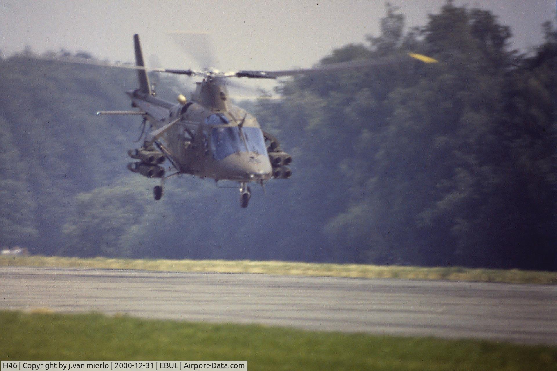 H46, Agusta A-109BA C/N 0300, Ursel air show '95 scan from slide