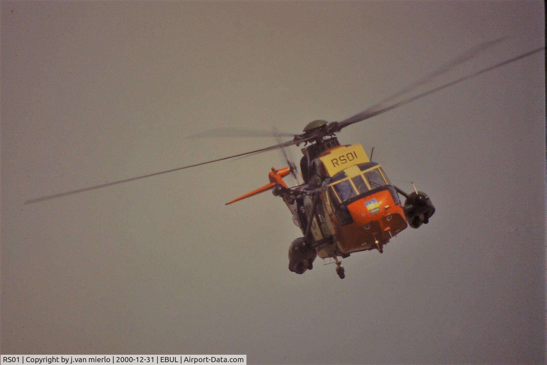 RS01, 1976 Westland Sea King Mk.48 C/N WA831, Ursel air show '95 scan from slide