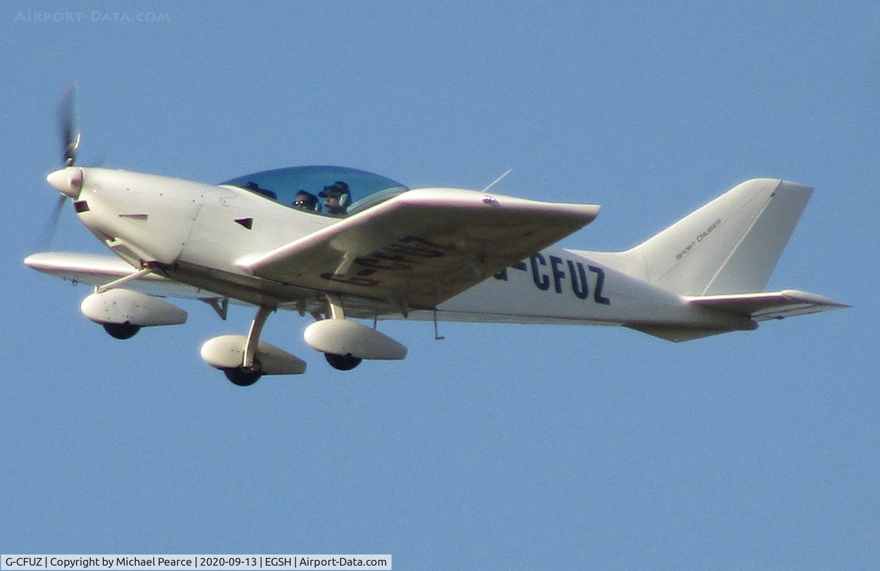 G-CFUZ, 2009 CZAW SportCruiser C/N PFA 338-14664, Departing RWY 27.