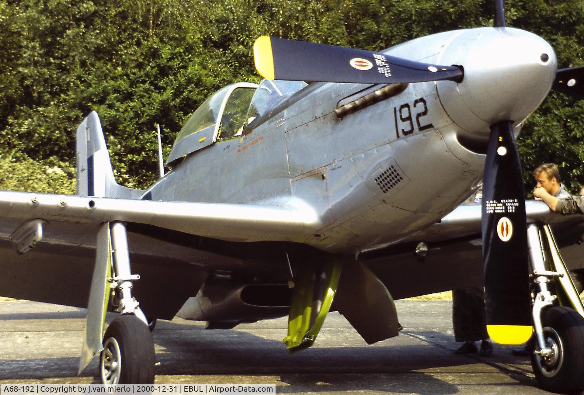 A68-192, 1951 Commonwealth CA-18 Mustang 22 (P-51D) C/N CACM-192-1517, Uresel air show '95 scan from slide