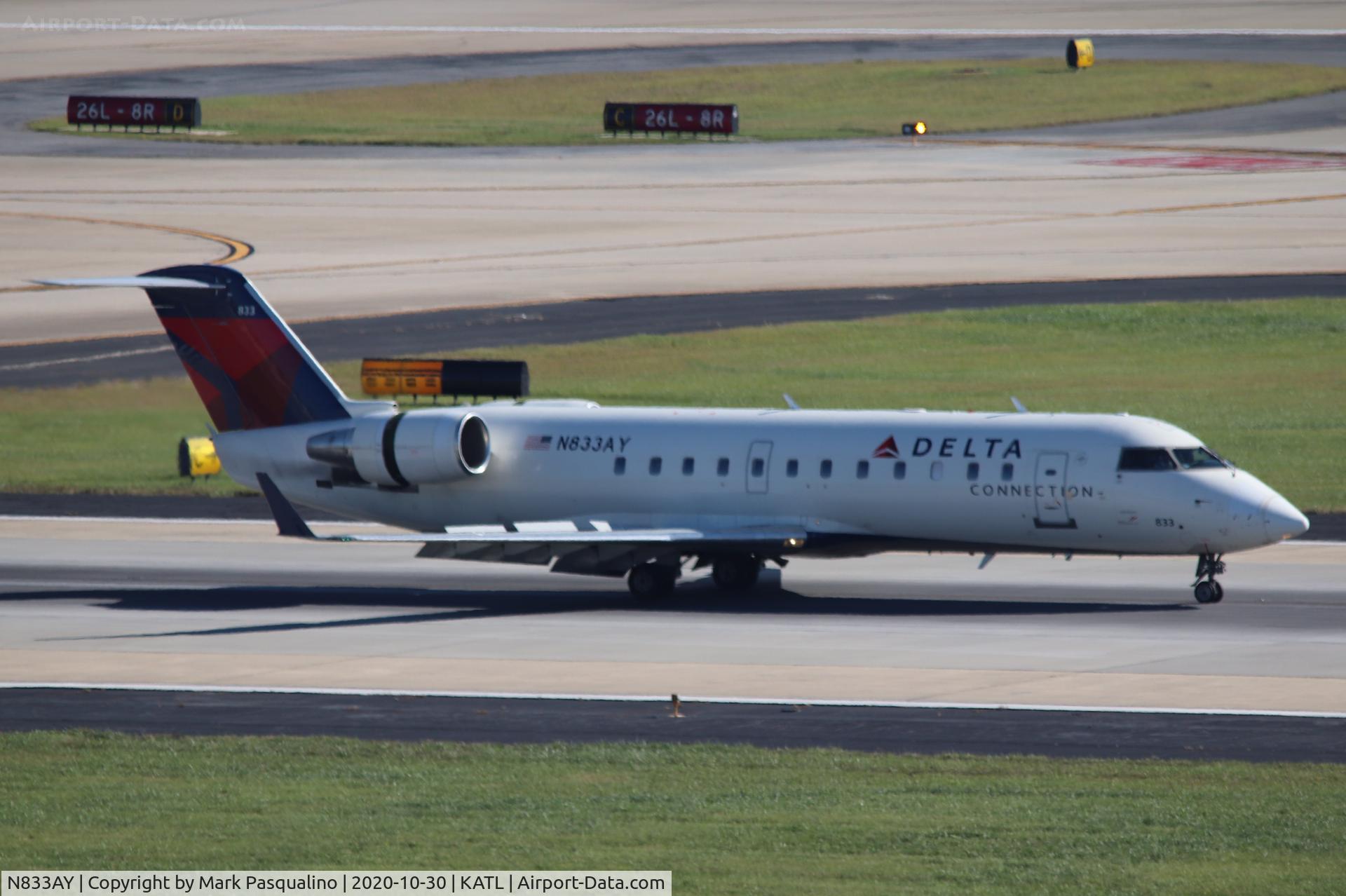 N833AY, 2005 Bombardier CRJ-200LR (CL-600-2B19) C/N 8033, CL-600-2B19