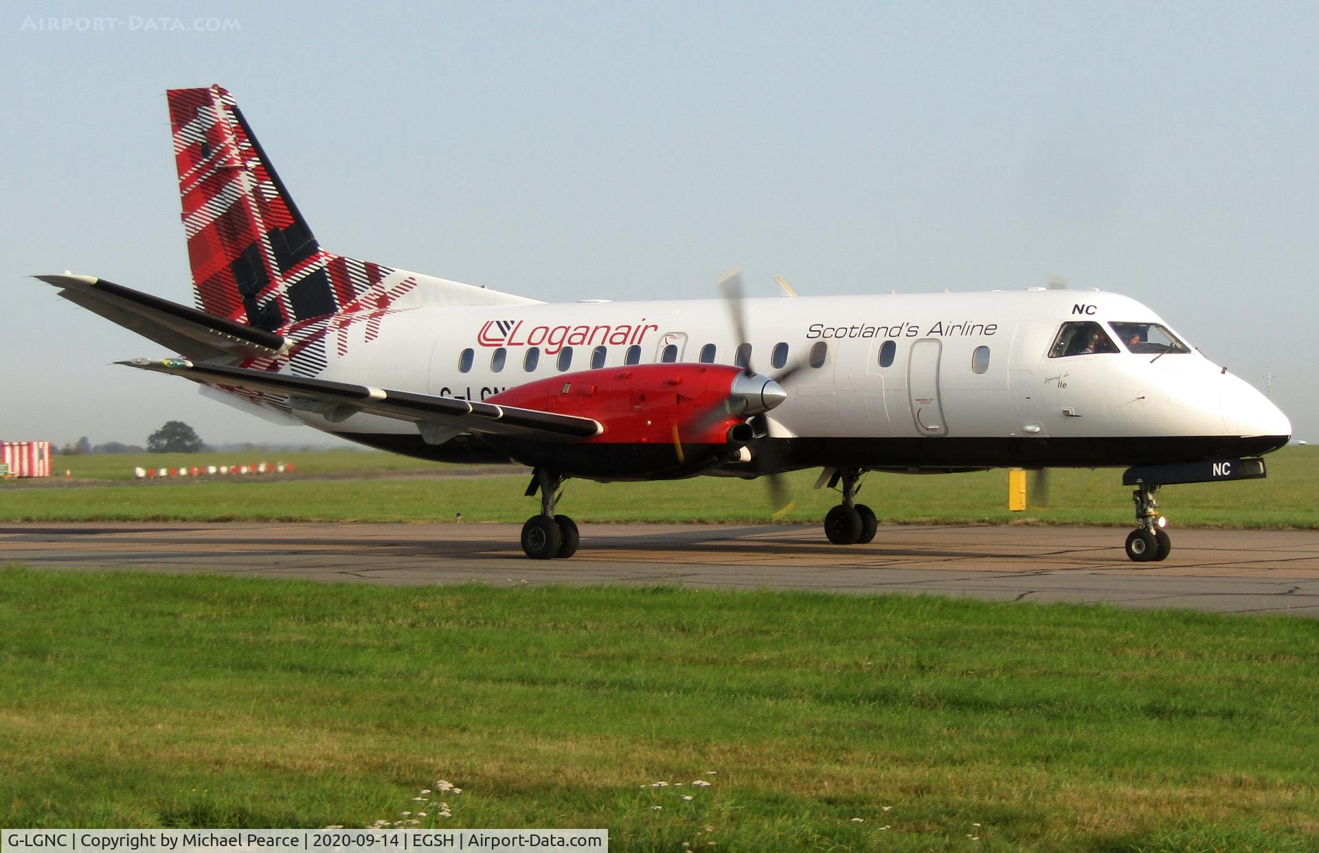 G-LGNC, 1992 Saab 340B C/N 340B-318, 