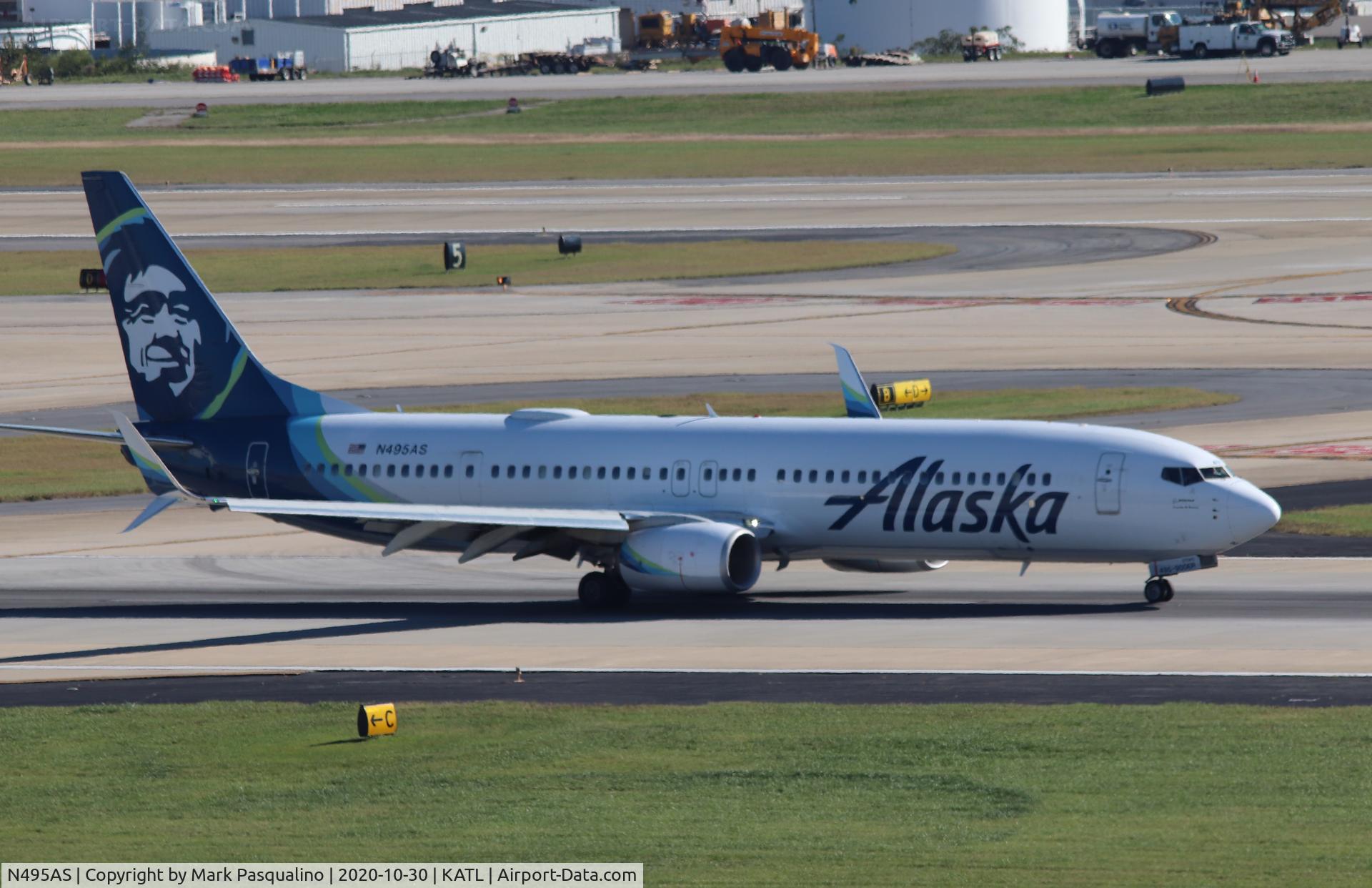 N495AS, 2016 Boeing 737-900/ER C/N 41728, Boeing 737-990/ER