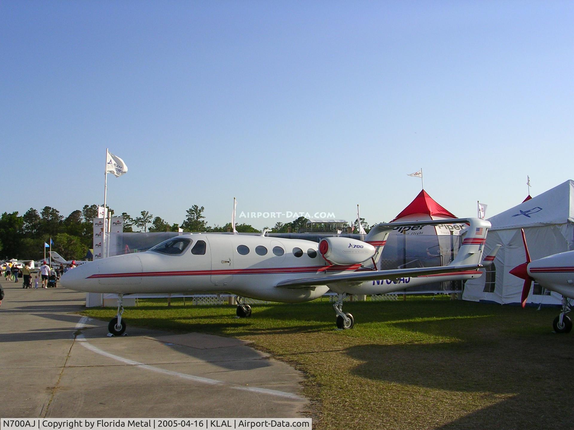 N700AJ, 2003 Adam Aircraft A700 C/N 0001, SNF LAL 2005
