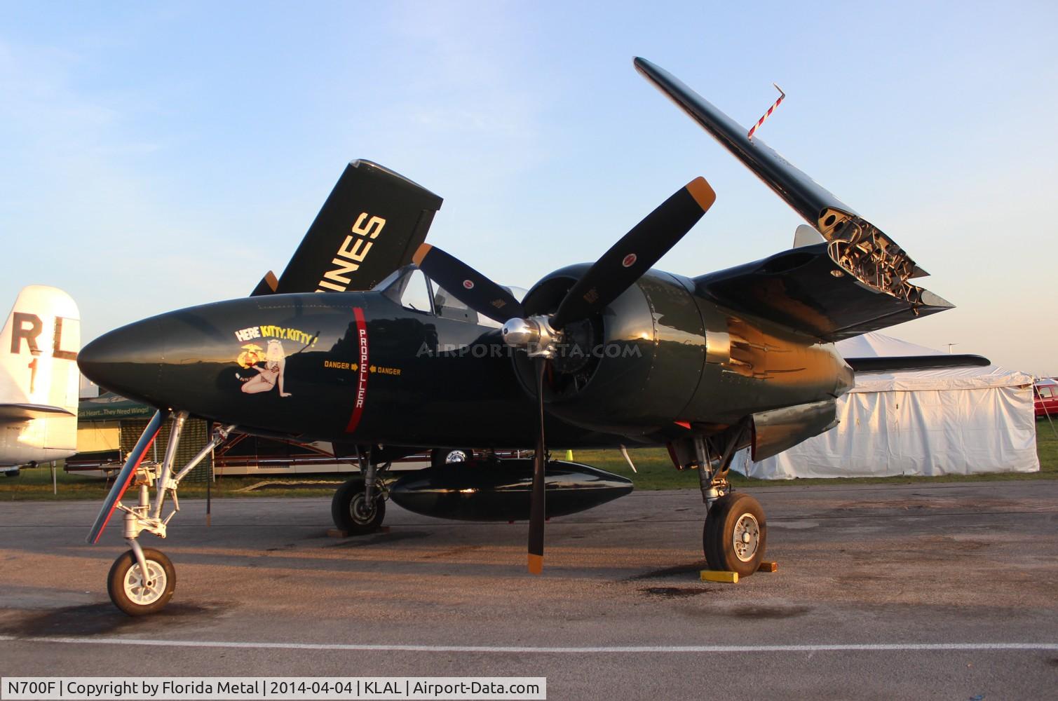 N700F, 1945 Grumman F7F-3 Tigercat C/N C.132, SNF LAL 2014