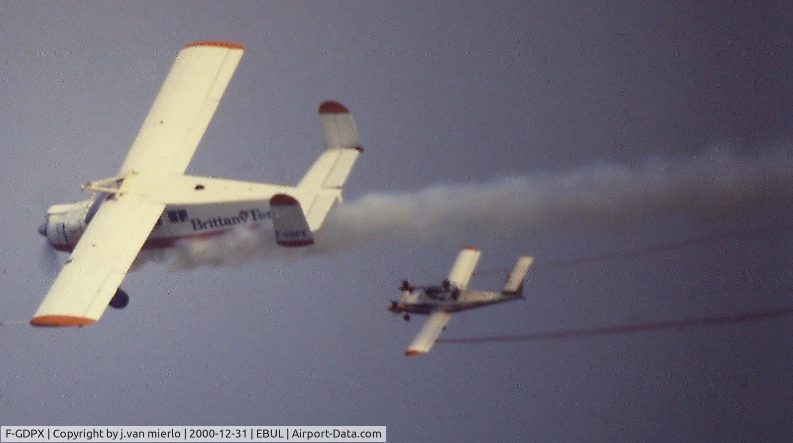 F-GDPX, Max Holste MH-1521M Broussard C/N 170, Uresel Air Show Belgium '95 scan from slide