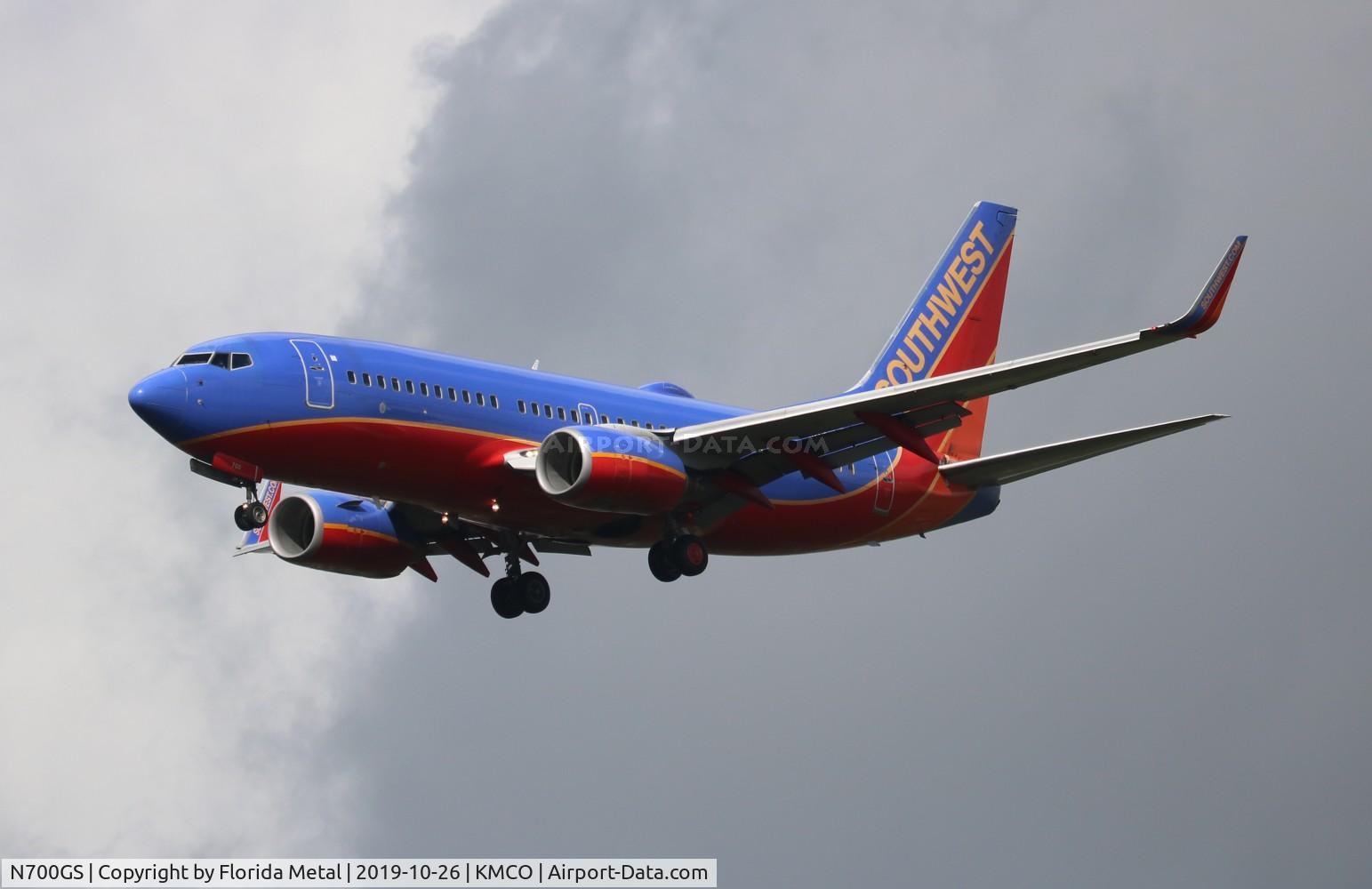 N700GS, 1997 Boeing 737-7H4 C/N 27835, MCO spotting 2019