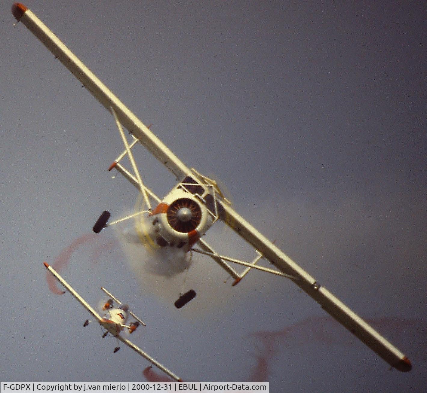 F-GDPX, Max Holste MH-1521M Broussard C/N 170, Ursel Air Show Belgium '95 scan from slide