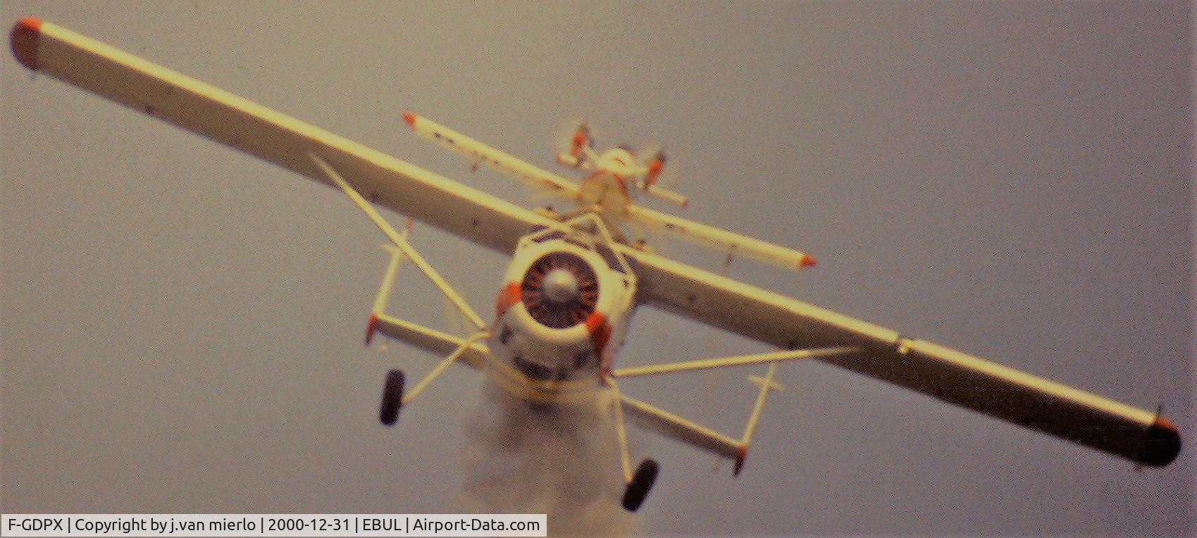 F-GDPX, Max Holste MH-1521M Broussard C/N 170, Ursel Air Show Belgium '95 scan from slide