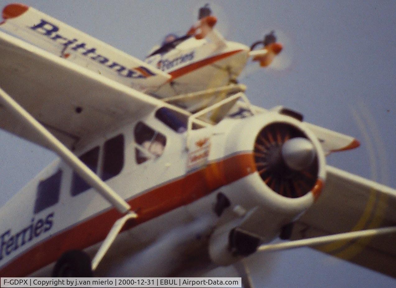 F-GDPX, Max Holste MH-1521M Broussard C/N 170, Ursel Air Show '95 Belgium scan from slide