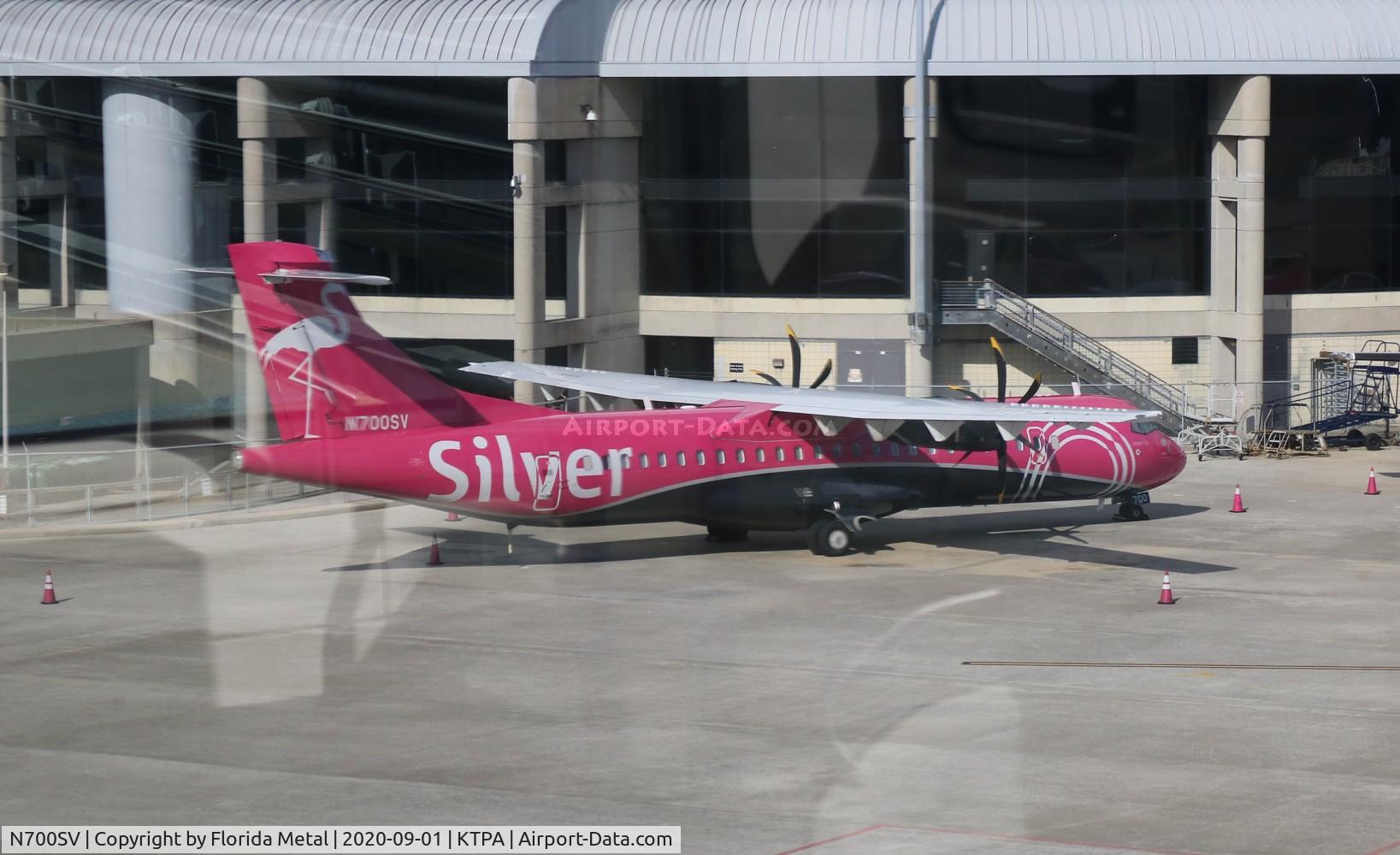 N700SV, 2019 ATR 72-600 C/N 1548, Silver ATR-72