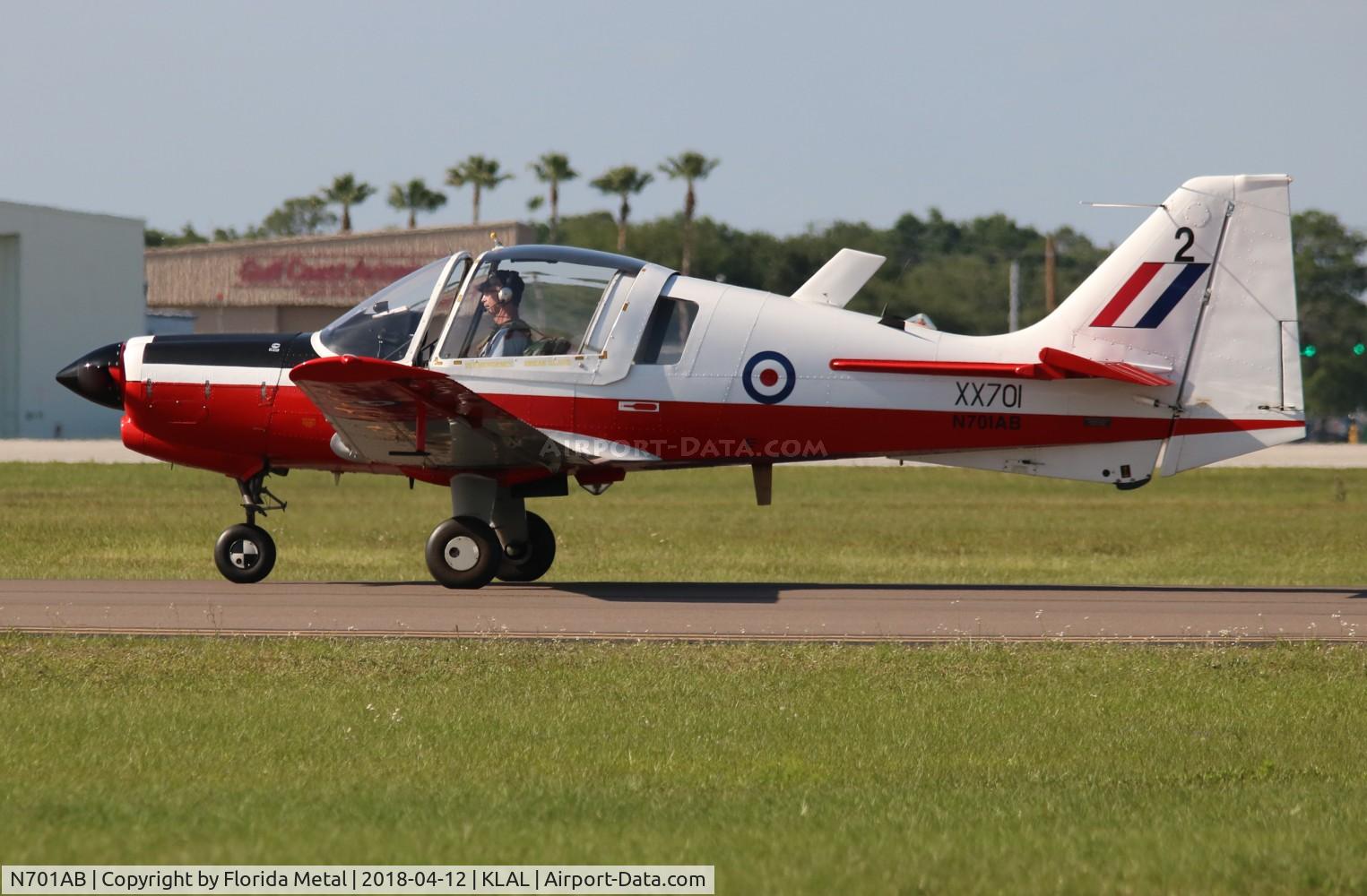 N701AB, 1975 Scottish Aviation Bulldog T.1 C/N BH120/350, SNF LAL 2018