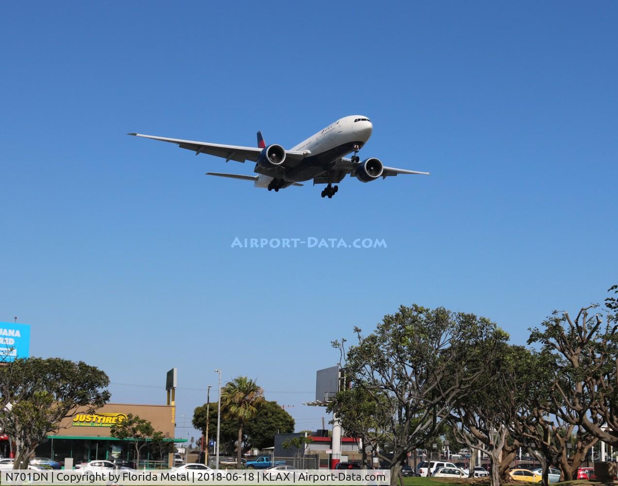 N701DN, 2008 Boeing 777-232/LR C/N 29740, LAX spotting 2018