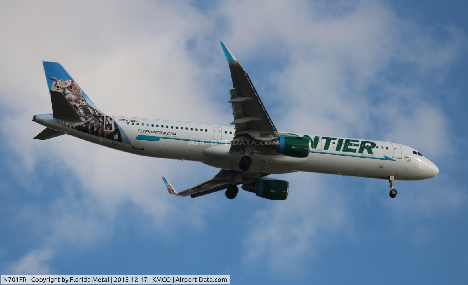 N701FR, 2015 Airbus A321-211 C/N 6793, MCO spotting 2015
