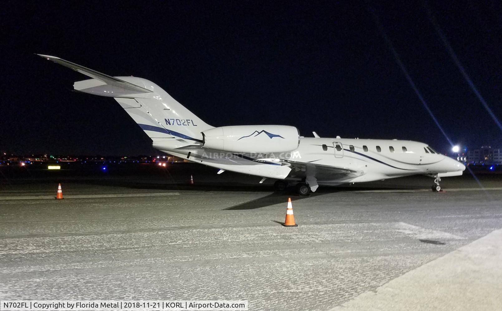 N702FL, 1999 Cessna 750 Citation X C/N 750-0076, ORL spotting 2018