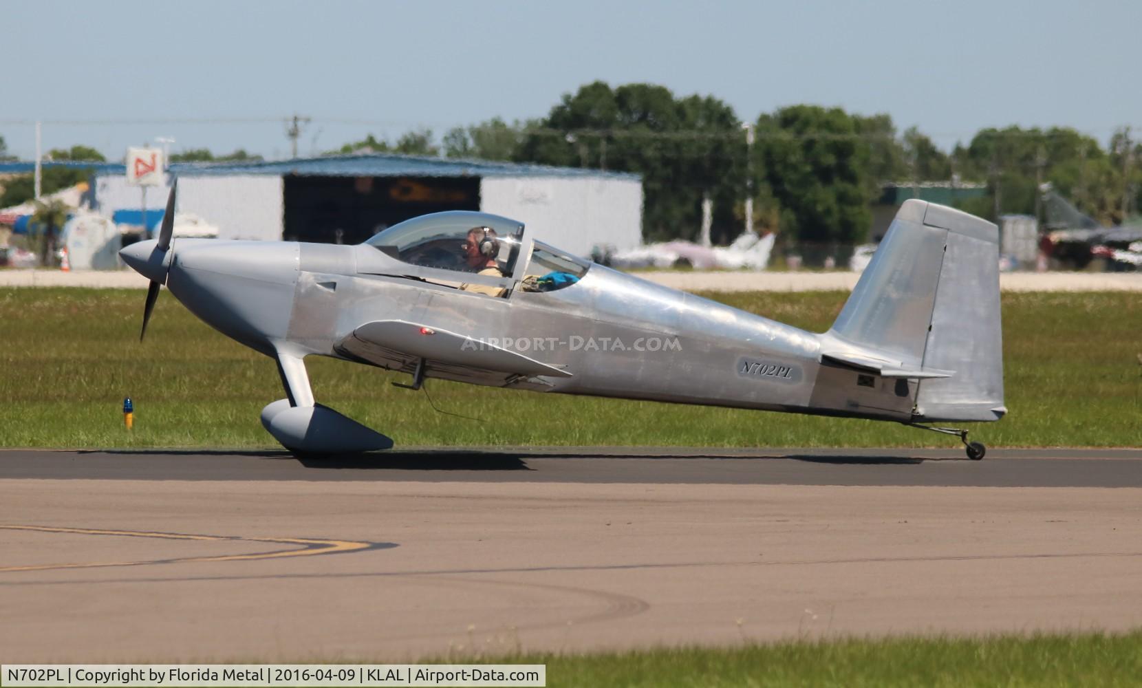 N702PL, 2012 Vans RV-7 C/N 72155, SNF LAL 2016