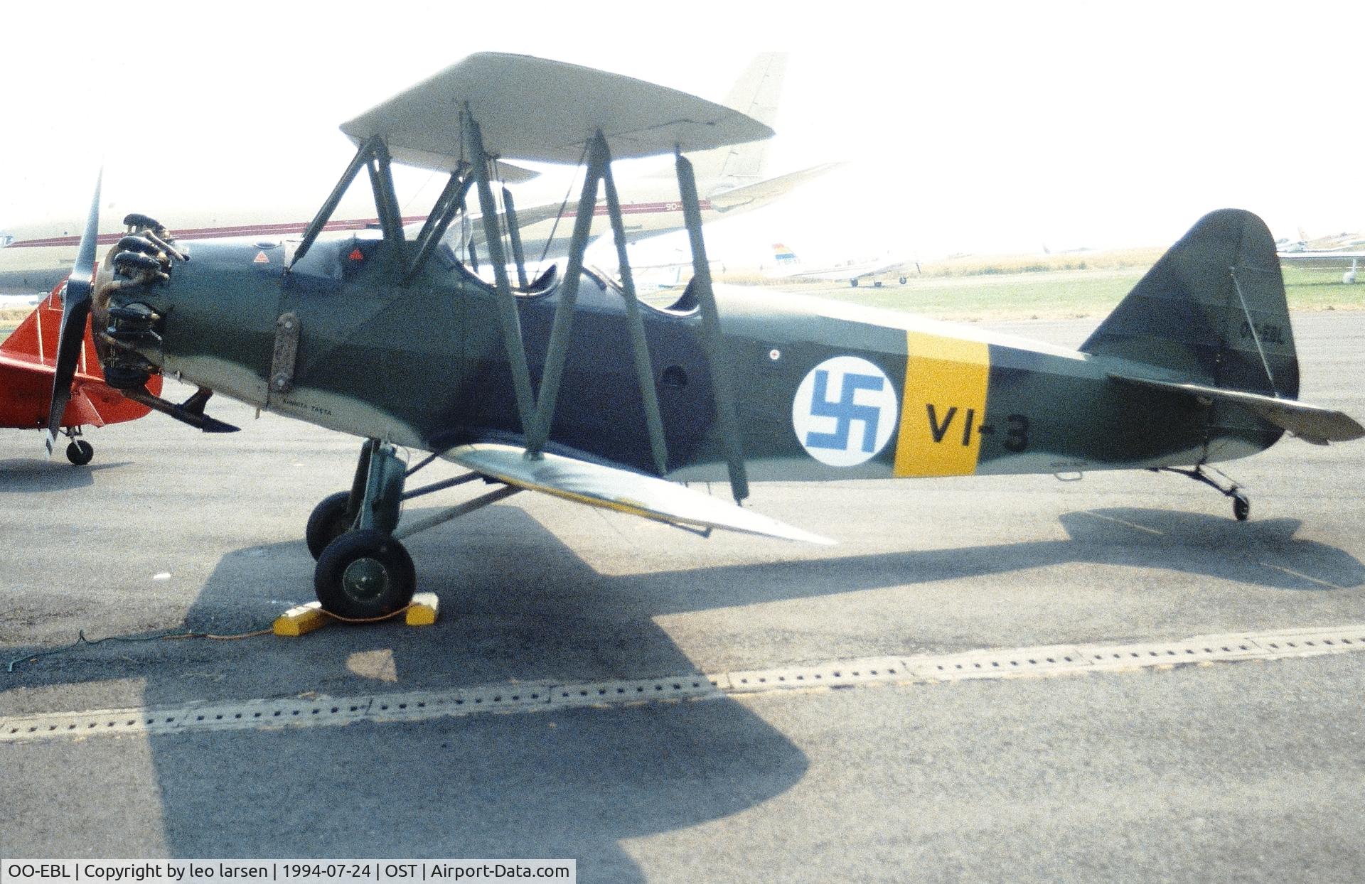 OO-EBL, 1939 Valtion Viima II C/N VI-3, Ostende Air Show 24.7.1994