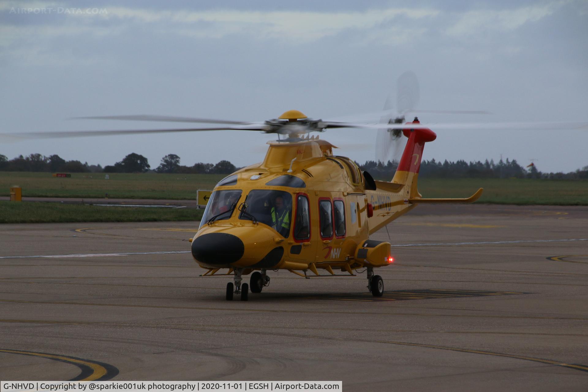 G-NHVD, 2019 Leonardo AW-169 C/N 69113, Seen at Norwich