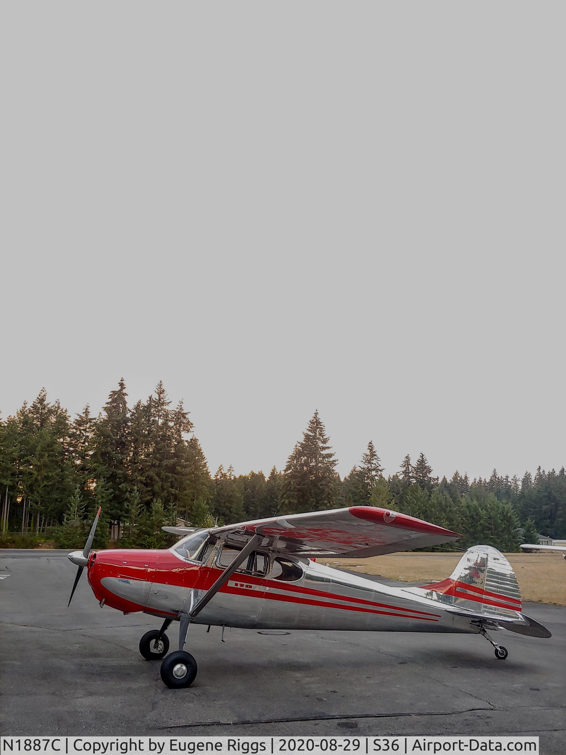 N1887C, 1953 Cessna 170B C/N 26031, 87C at S36