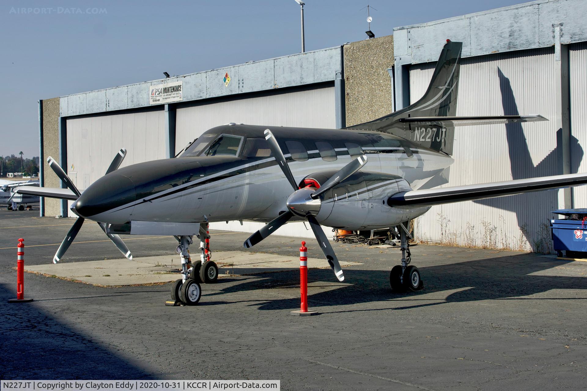 N227JT, 1982 Swearingen SA227-TT Merlin IIIC C/N TT-477A, Buchanan Field Concord California 2020.