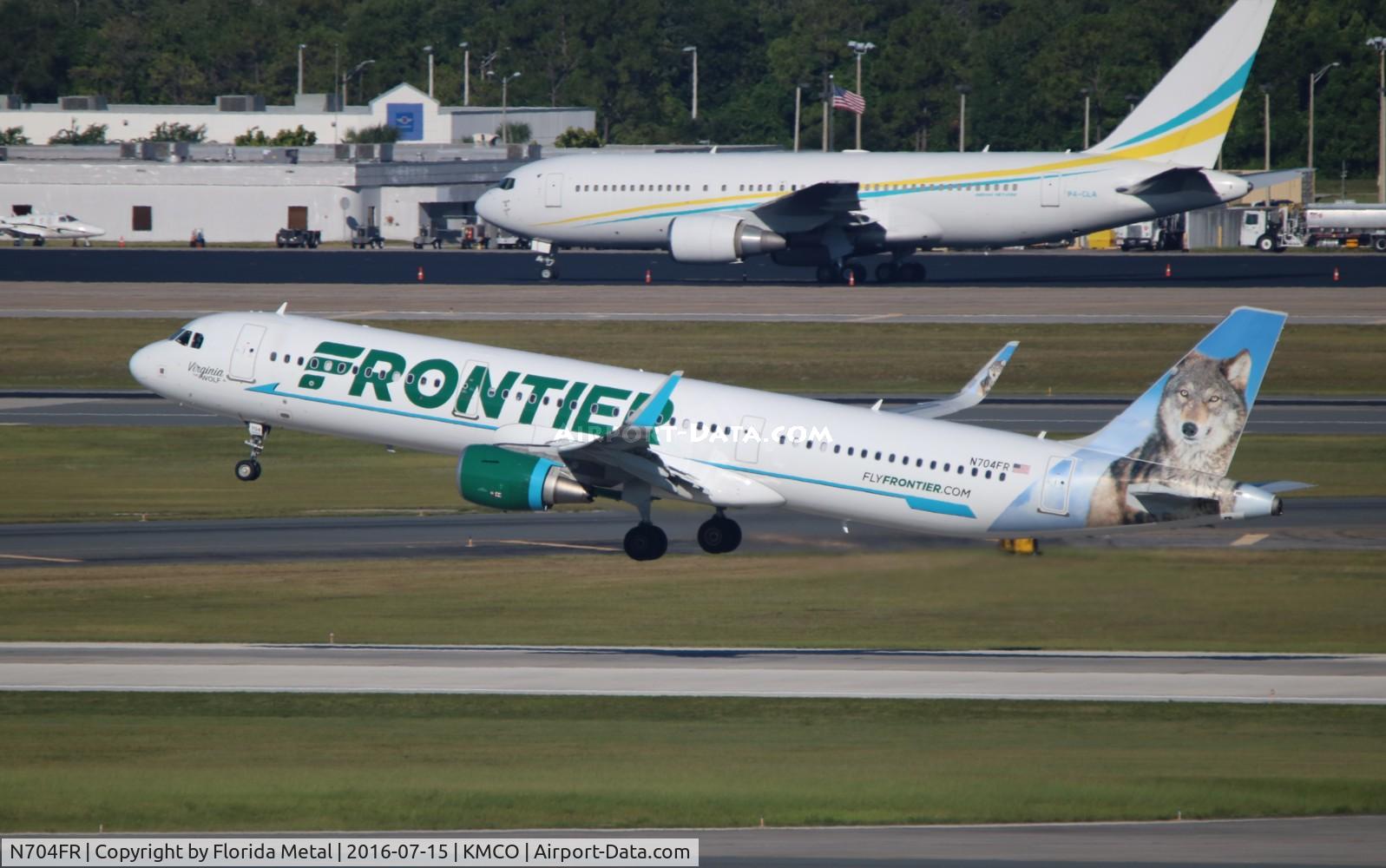 N704FR, 2015 Airbus A321-211 C/N 6845, MCO spotting 2016