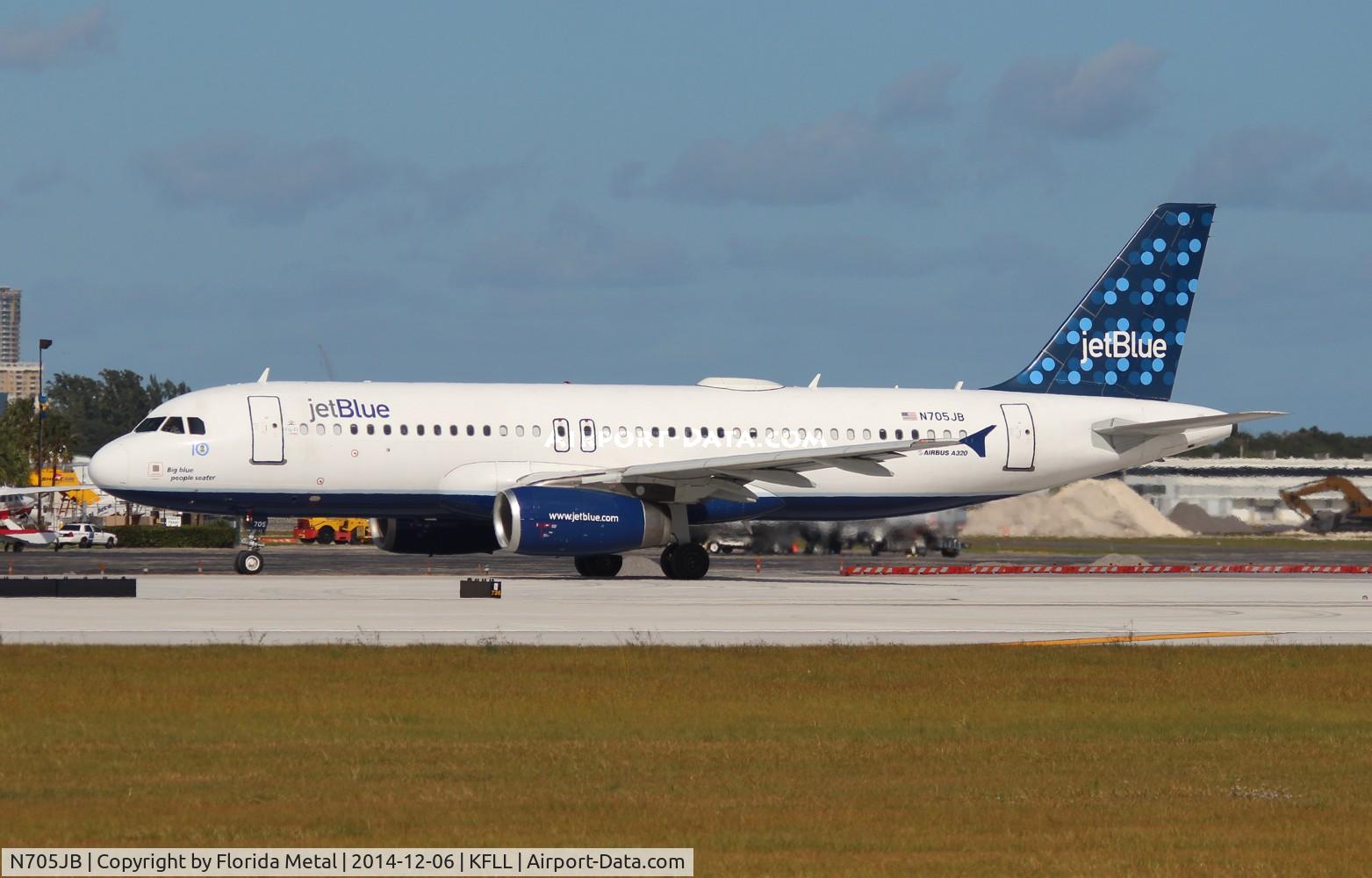 N705JB, 2008 Airbus A320-232 C/N 3416, FLL spotting 2014