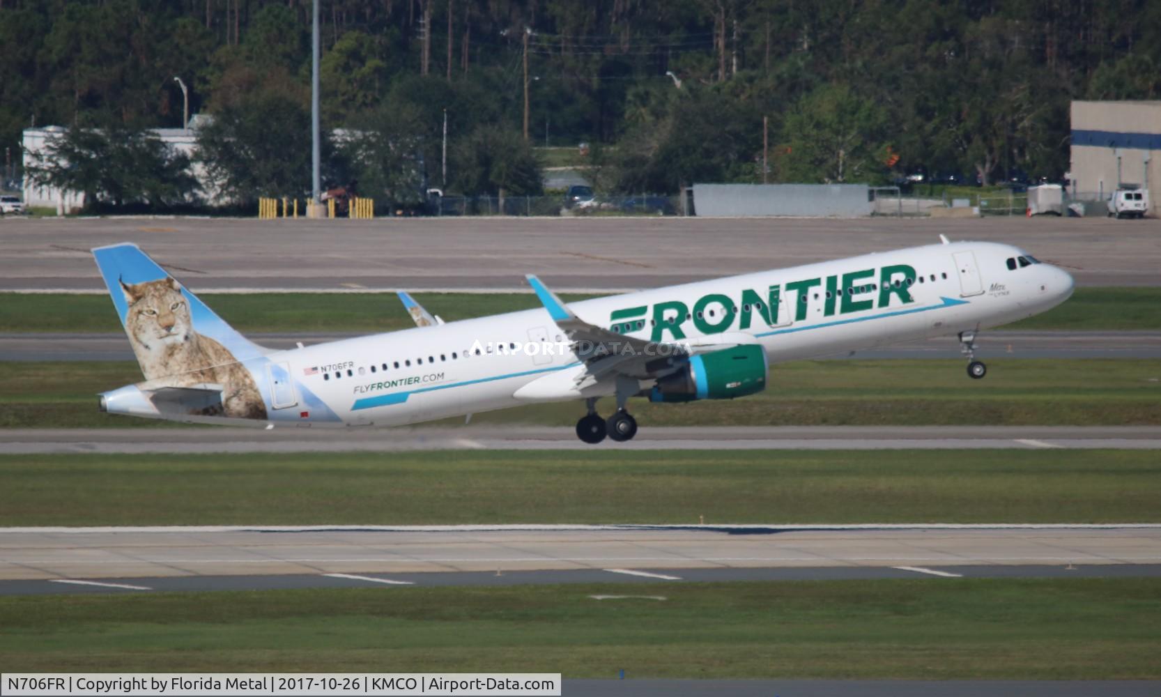 N706FR, 2015 Airbus A321-211 C/N 6926, MCO spotting 2017