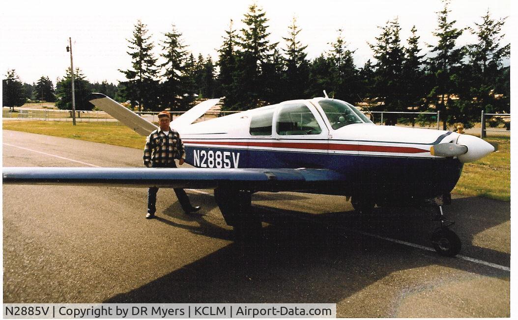N2885V, 1947 Beech 35 Bonanza C/N D-290, My flying buddy and his 1947 V Bonanza back in the 80's. We flew her all over Washington and Oregon. So many great memories. Wish I had taken more photos of her.