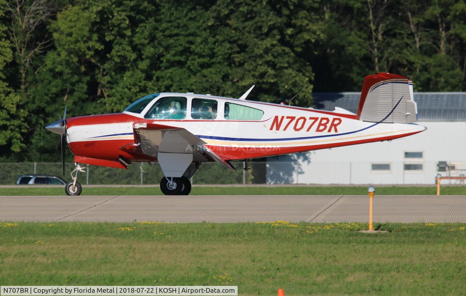 N707BR, 1966 Beech V35 Bonanza C/N D-8312, EAA OSH 2018