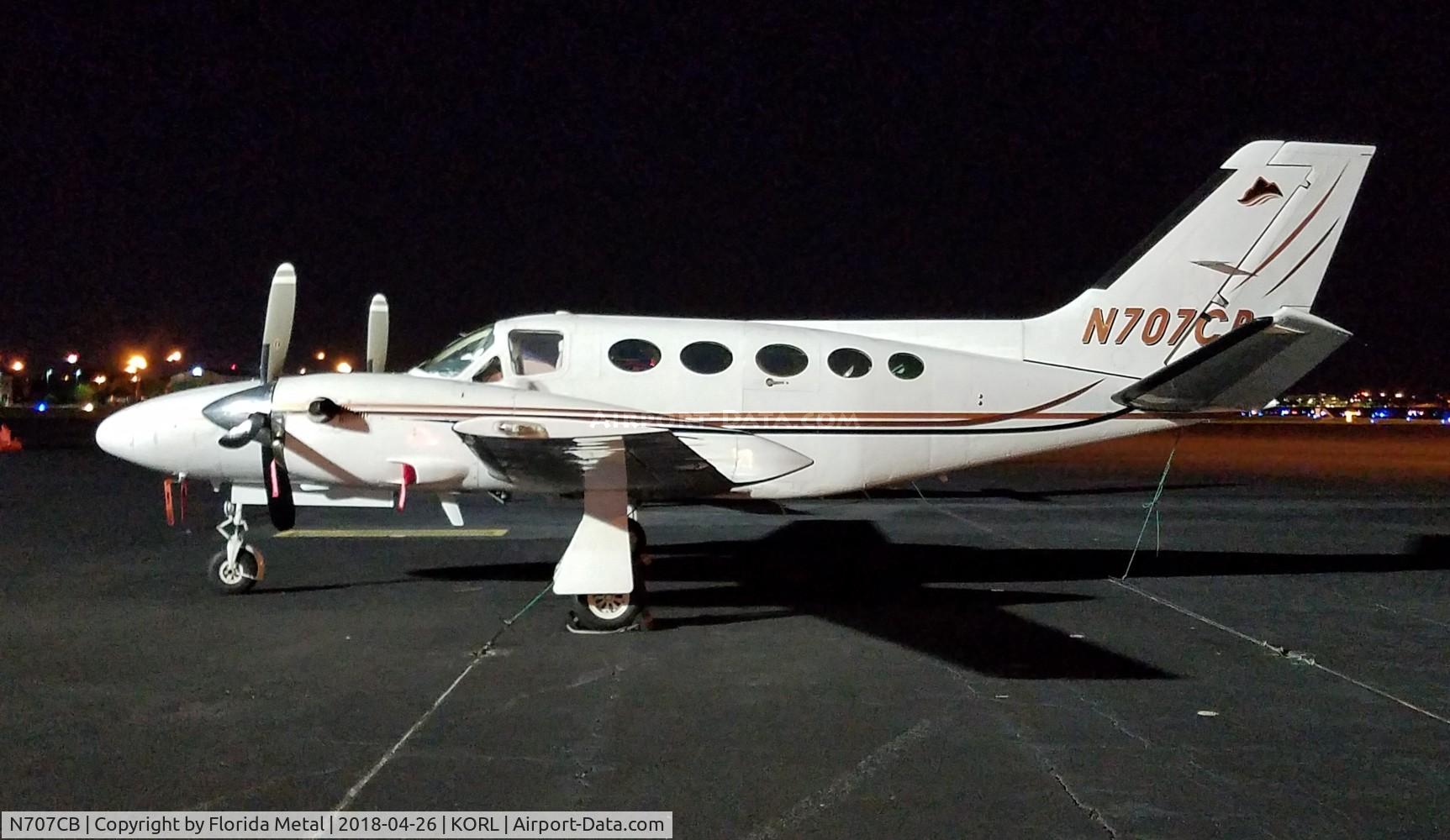 N707CB, 1980 Cessna 425 Corsair C/N 425-0023, ORL spotting 2018