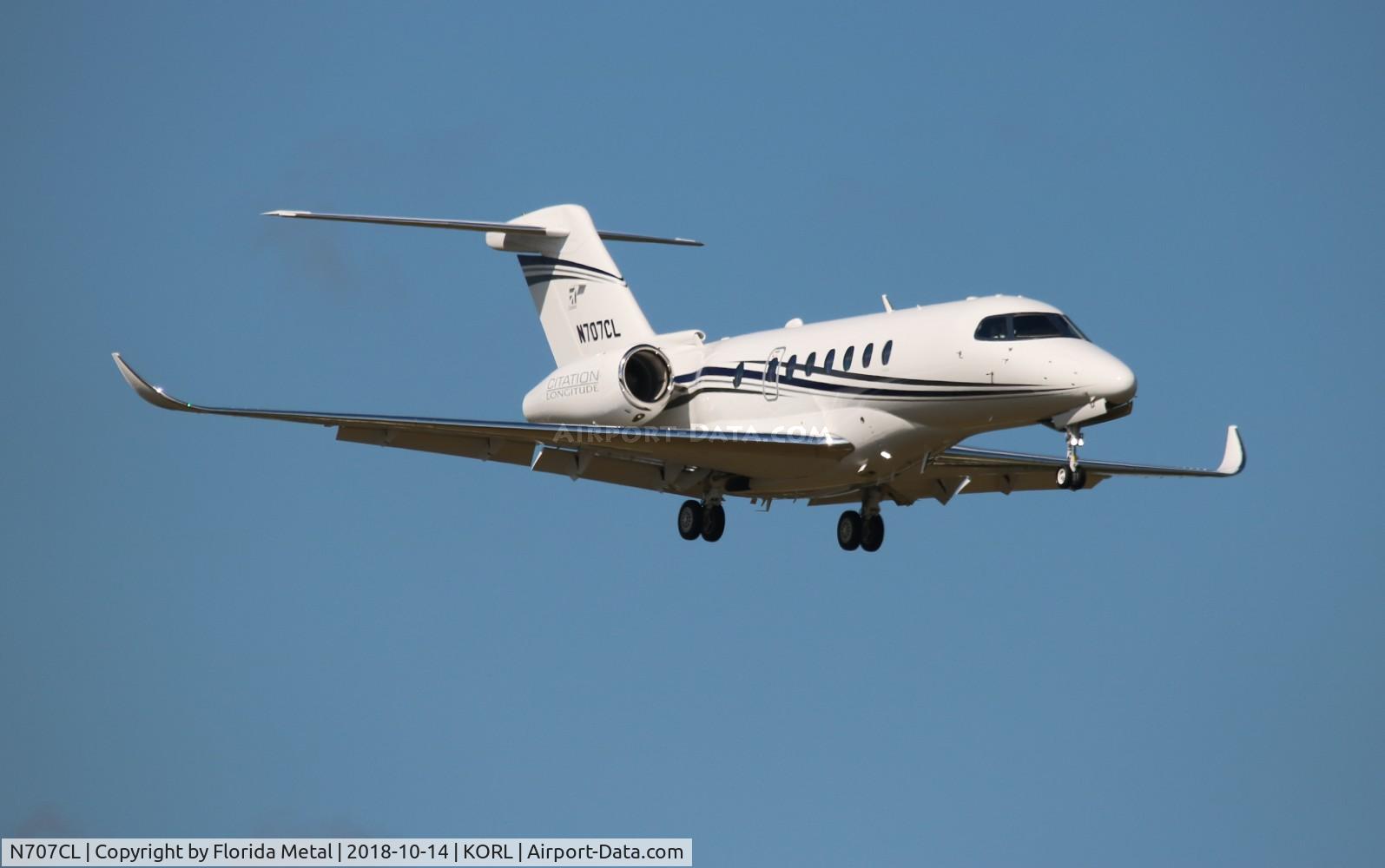 N707CL, 2017 Cessna 700 Citation Longitude C/N 700-0007, NBAA ORL 2018