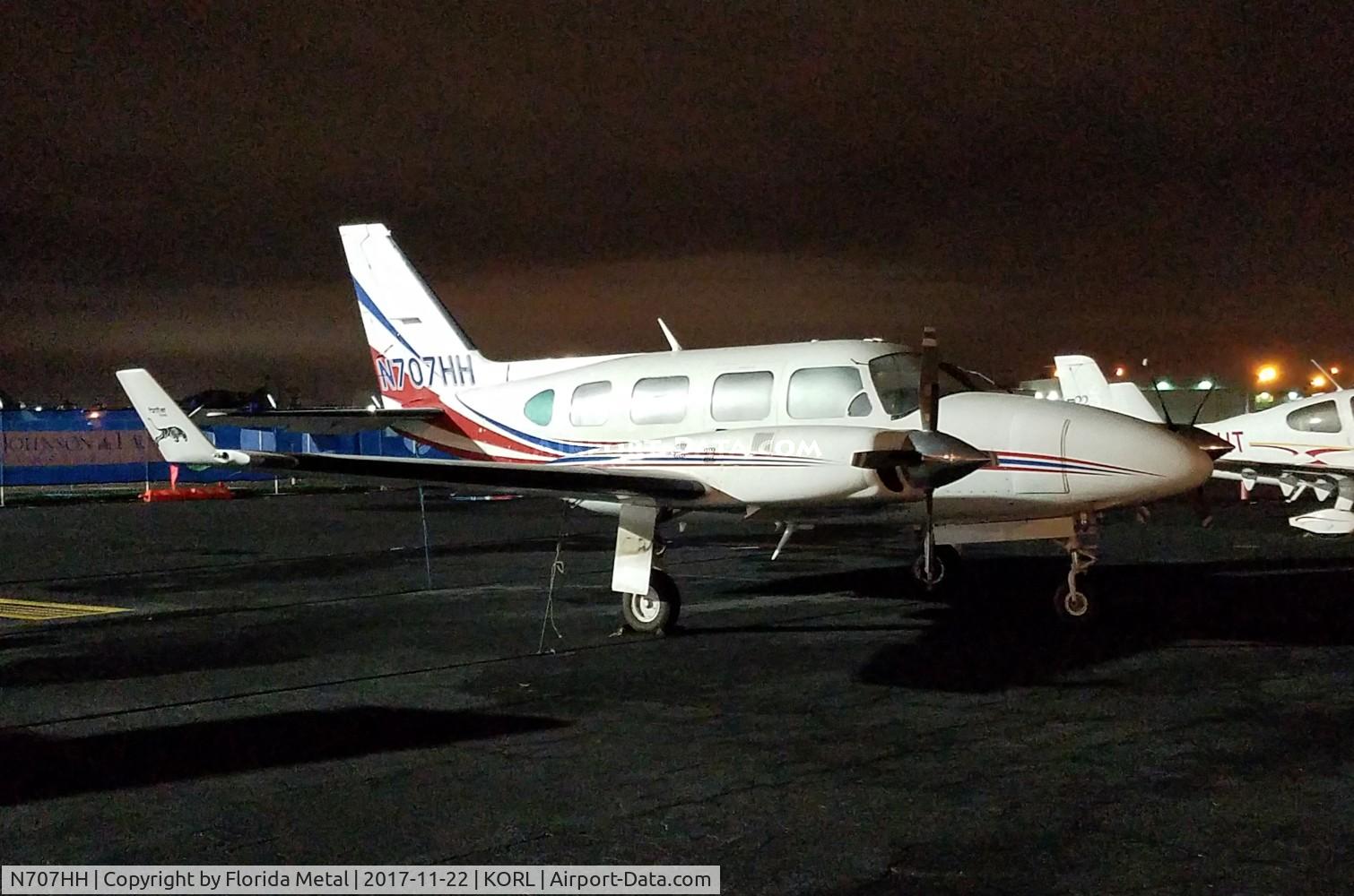 N707HH, Piper PA-31-325 Navajo C/R C/N 31-8112067, ORL spotting 2017